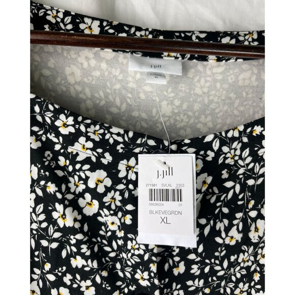 Cottage Core, Parisian Grandma J.Jill Flowers, Button Front Dress , Women's XL - Picture 10 of 15